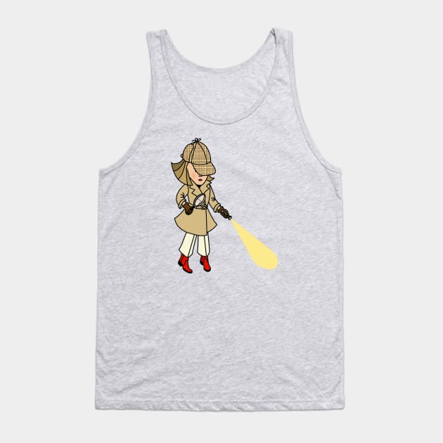 Detective Tank Top by AdrianaStore